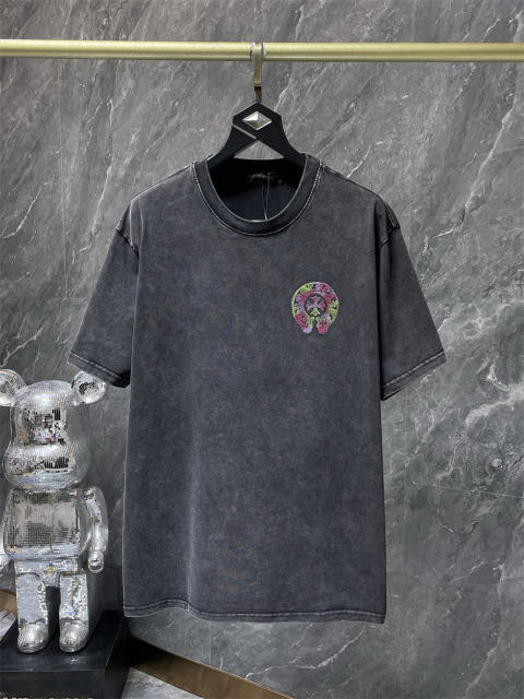 Chr0me Hearts Tie Dye Logo Tee T-Shirt Black