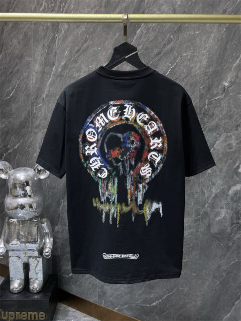 Chr0me Hearts Dirty Horseshoe Tee T-Shirt Black White
