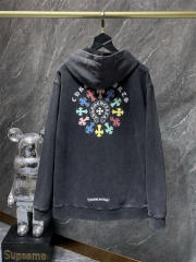 Chr0me Hearts CH Zipped Hoodie Black
