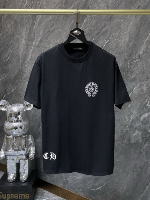 Chr0me Hearts Dirty Horseshoe Tee T-Shirt Black White