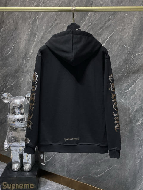 Chr0me Hearts CH Zipped Hoodie Black