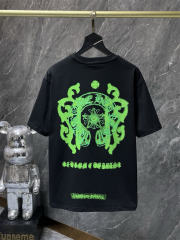 Chr0me Hearts Horseshoe Logo Tee T-Shirt Black White