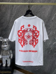 Chr0me Hearts Horseshoe Logo Tee T-Shirt Black White
