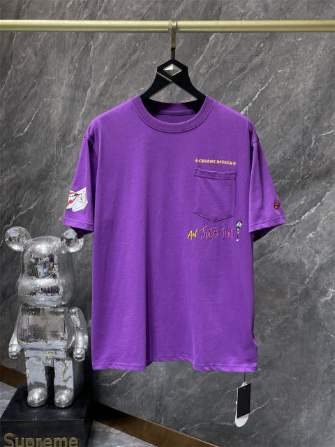 Chr0me Hearts I WANT MORE NOT LESS Tee T-Shirt Purple