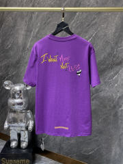 Chr0me Hearts I WANT MORE NOT LESS Tee T-Shirt Purple