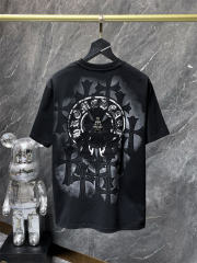 Chr0me Hearts Cross Logo Tee T-Shirt Black White