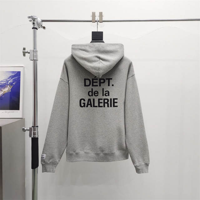 1:1 quality Gallery Dept Classic French Letter Print Zipper Hoodie
