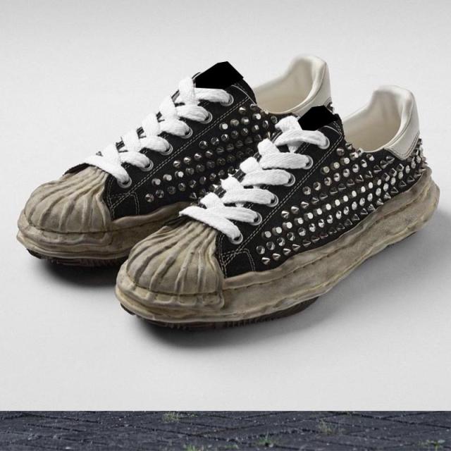 Mihara MMY Vintage Studded Custom Made Shoes