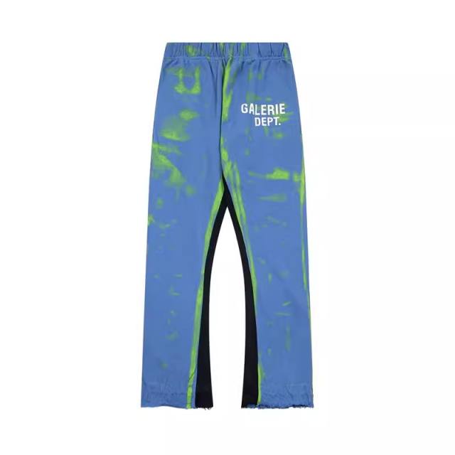 Gallery DEPT splashing ink graffiti Pure Cotton Straight Pants