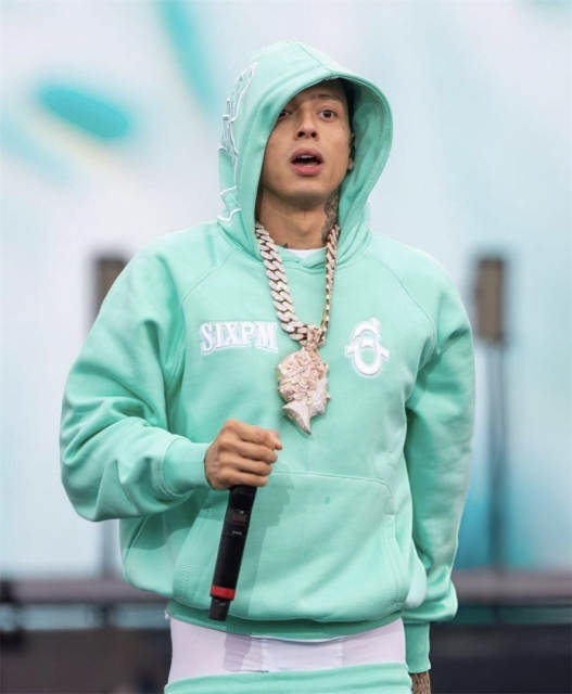 6PM Dirll Style Embroidery Hoodie Pants