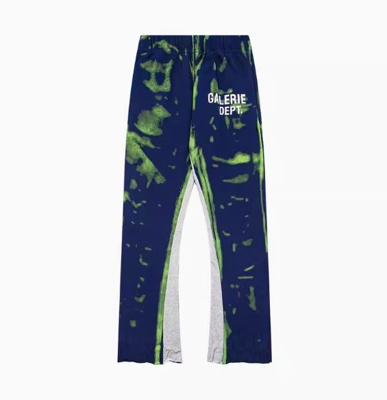 Gallery DEPT splashing ink graffiti Pure Cotton Straight Pants