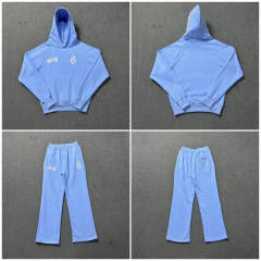 6PM Dirll Style Embroidery Hoodie Pants
