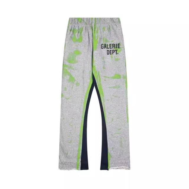 Gallery DEPT splashing ink graffiti Pure Cotton Straight Pants