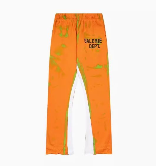 Gallery DEPT splashing ink graffiti Pure Cotton Straight Pants