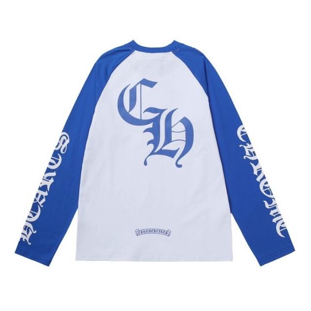 Chr0me Hearts Blue Black Long Sleeve Tee