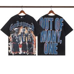 Godspeed Hot Skeletons Basketball Team Letter Print Tee T-Shirt