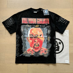 Hellstar KILL YOUR GOLIATH T-Shirt Tee Black White