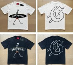 Godspeed Holding a Surfboard Skull Tee T-Shirt