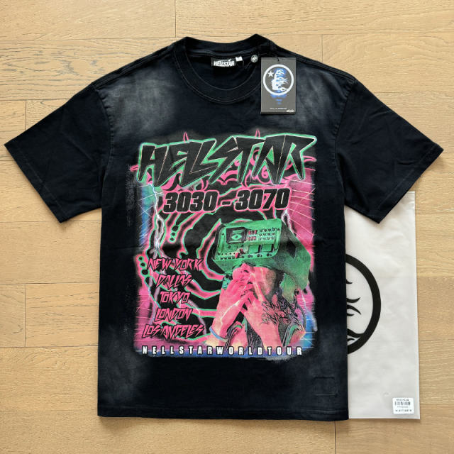 Hellstar Face T-Shirt Tee Black