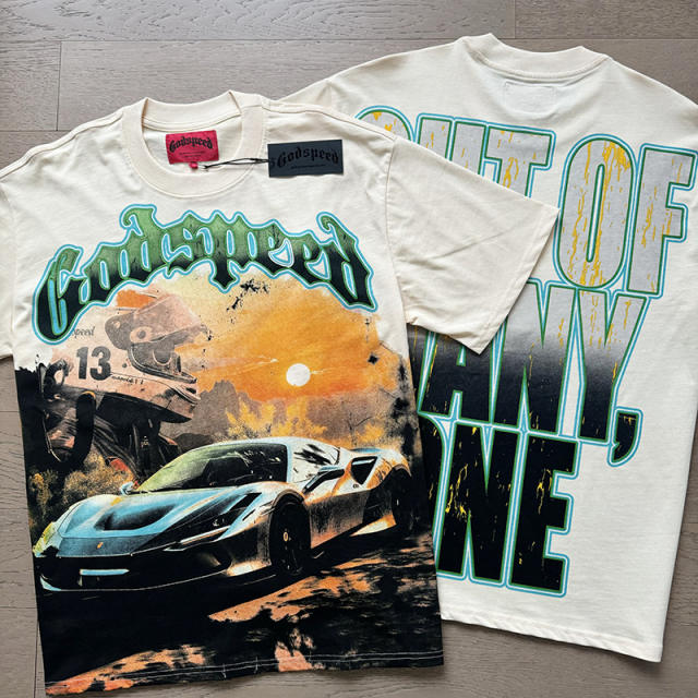 Godspeed Gambler Skull Tee T-Shirt