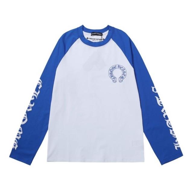 Chr0me Hearts Blue Black Long Sleeve Tee
