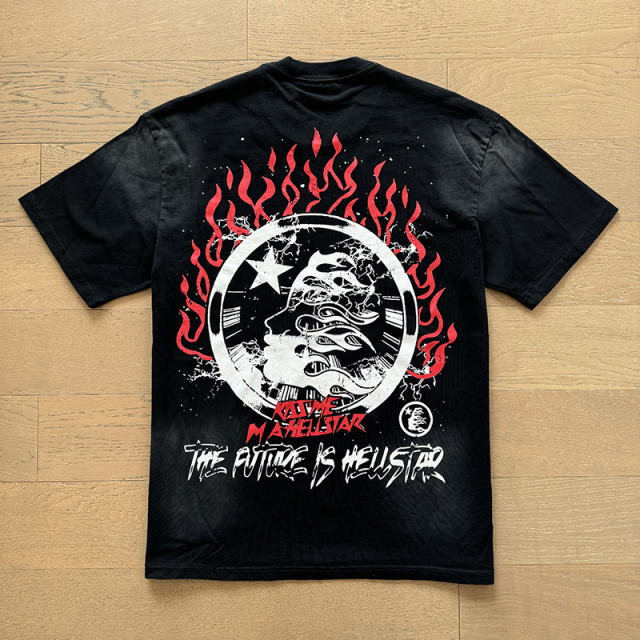 Hellstar Face T-Shirt Tee Black