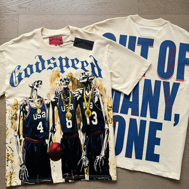 Godspeed Gambler Skull Tee T-Shirt