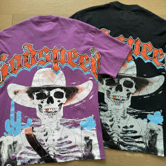 Godspeed Gambler Skull Tee T-Shirt