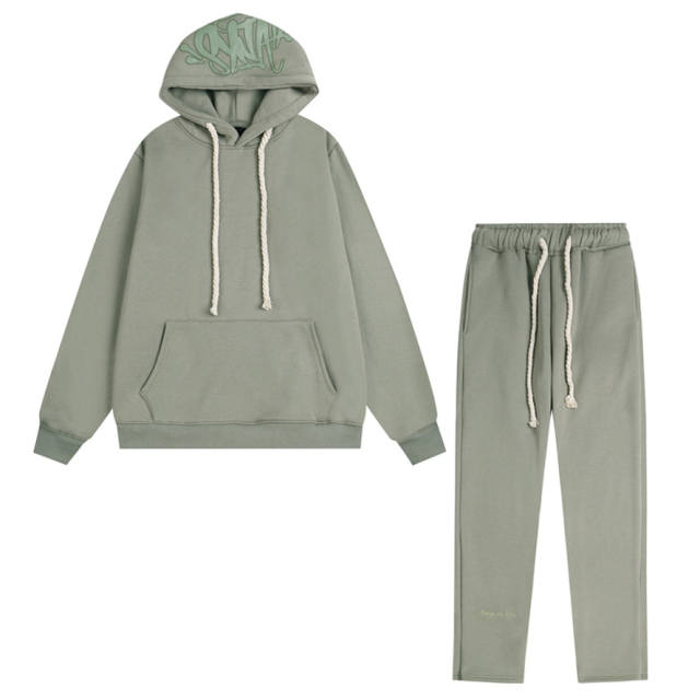 Syna World Drill Style Big Logo Hoodie Pants Set