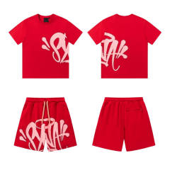 1:1 Top Quality Syna World Drill Style Big Logo T-Shirt Shorts Set
