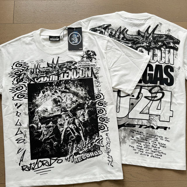 Hellstar LAS VEGAS T-Shirt Tee White