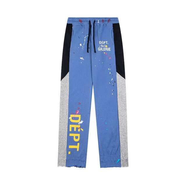 Gallery DEPT Splashing Ink Graffiti Pure Cotton Straight Pants