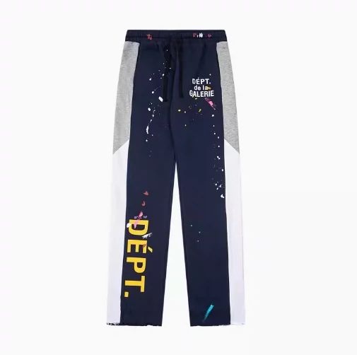 Gallery DEPT Splashing Ink Graffiti Pure Cotton Straight Pants