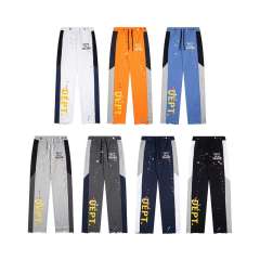 Gallery DEPT Splashing Ink Graffiti Pure Cotton Straight Pants