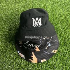 1:1 Quality Amir* Double-sided Fisherman's Hat Black