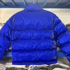 Trapstar Velvet Puffer Jacket Blue