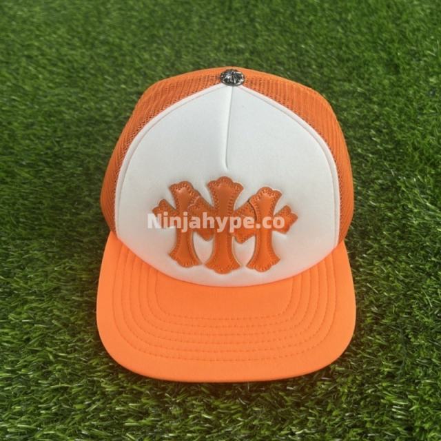 1:1 Quality CHR0ME HEARTS CEMETERY CROSS PATCH TRUCKER HAT