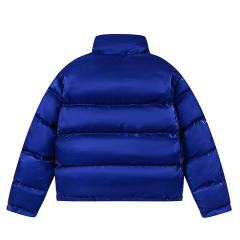 Trapstar Velvet Puffer Jacket Blue