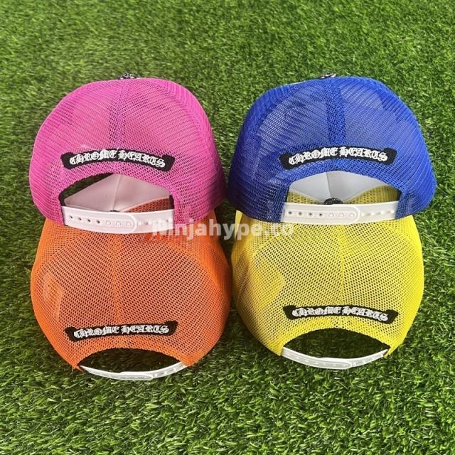 1:1 Quality CHR0ME HEARTS CEMETERY CROSS PATCH TRUCKER HAT