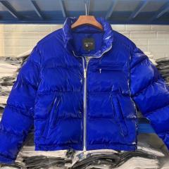 Trapstar Velvet Puffer Jacket Blue