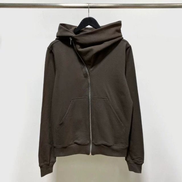 1:1 Quality R*ck Οwens Wizarding Hat Inclined Zipper Jacket