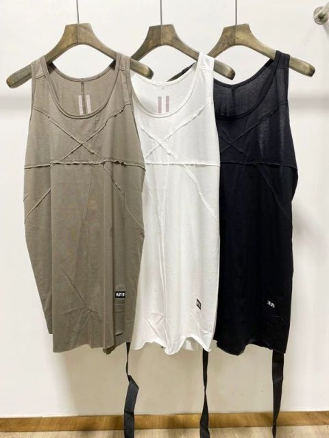 1:1 Quality R*ck Οwens Basic Rib Tank Top