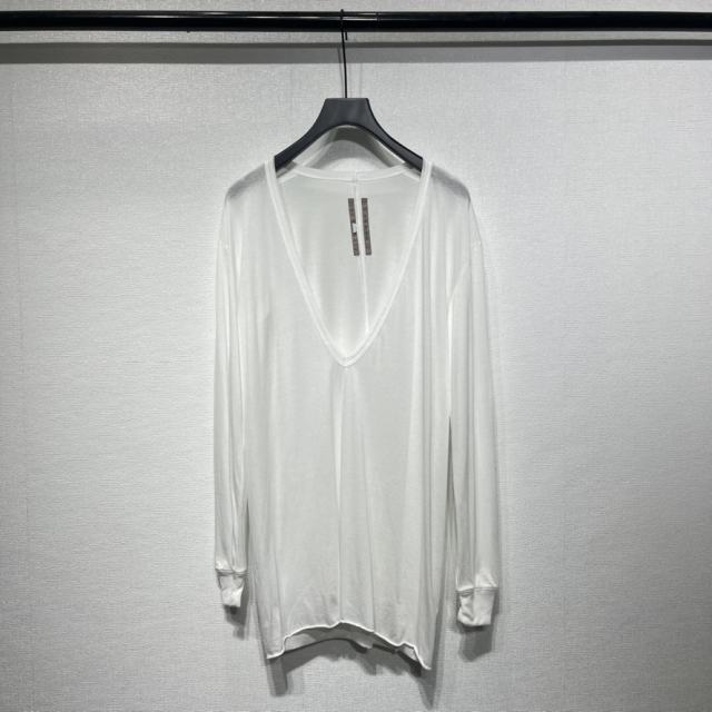 1:1 Quality R*ck Οwens Dylan Light Cotton Long Sleeve T-shirt In Black White
