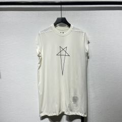 1:1 Quality R*ck Οwens DRKSHDW Pentagram-print Cotton Tank Top