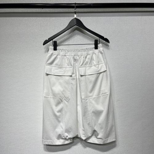 1:1 Quality R*ck Οwens DRKSHDW Long Boxers Cotton Shorts White