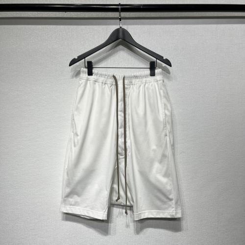 1:1 Quality R*ck Οwens DRKSHDW Long Boxers Cotton Shorts White