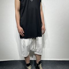 1:1 Quality R*ck Οwens DRKSHDW Long Boxers Cotton Shorts White