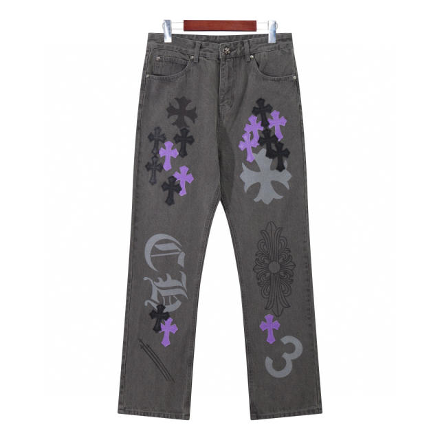 CH Online Exclusive Cross Patch Stencil Jeans