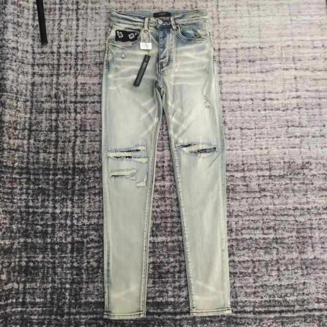 1:1 Quality Amir* Banadan Cut Indigo Denim Jeans