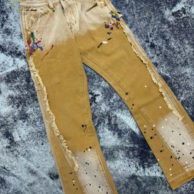 [Best Quality]1:1 Gallery Dept Tan Carpenter Jeans